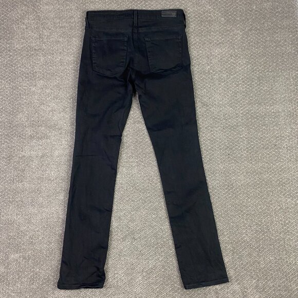 AG Adriano Goldschmied The Harper Essential Straight Jeans Women's 27R Black - Picture 4 of 14